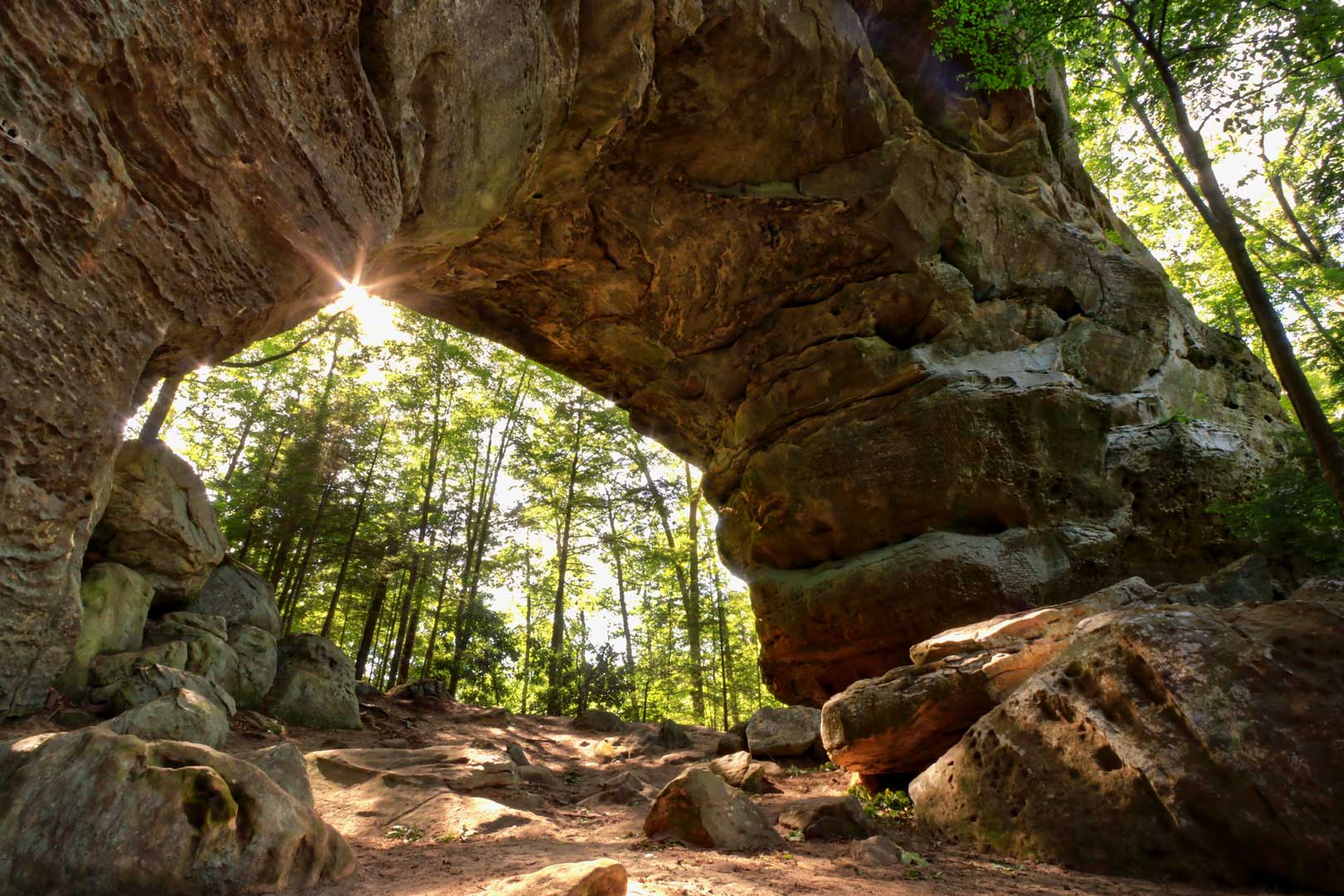 Twin Arches in Big South Fork