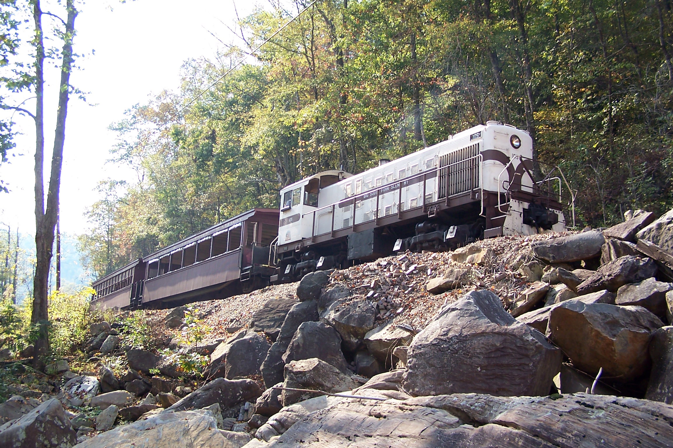 Big South Fork Scenic Railway train